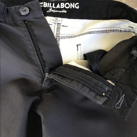 Billabong submersible chino shorts men’s 28, black - Picture 6 of 8
